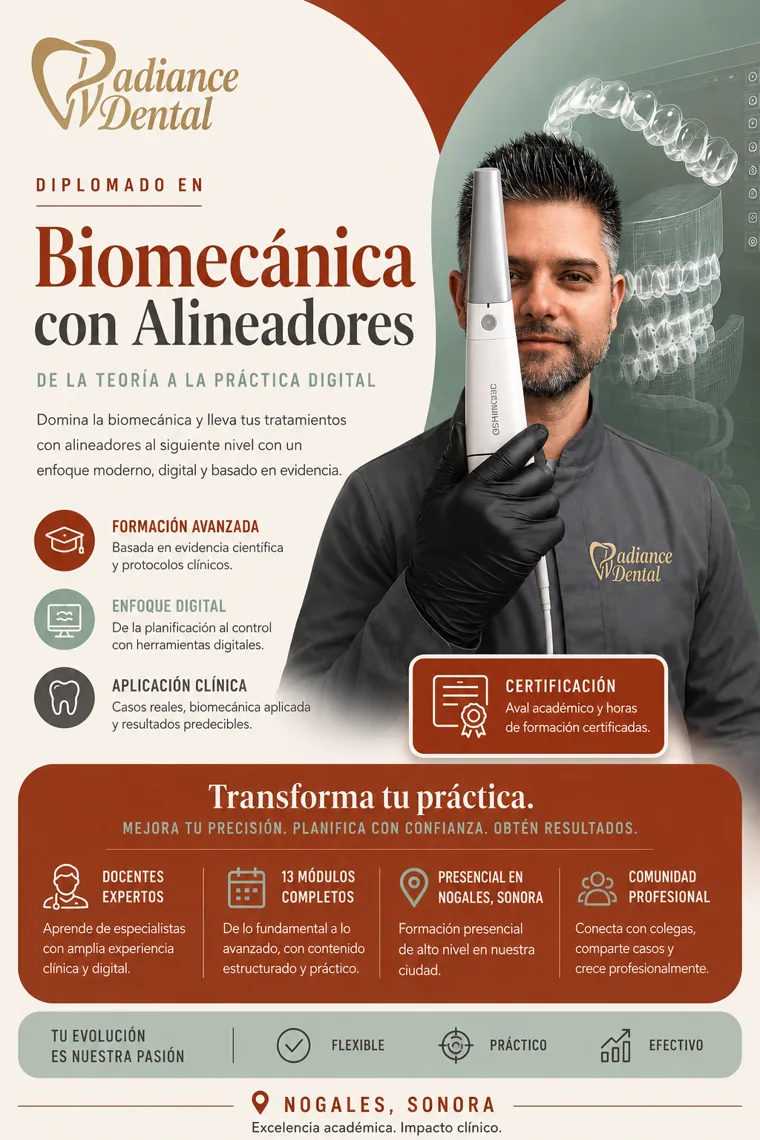 Diplomado en Biomecánica con Alineadores — Radiance Dental